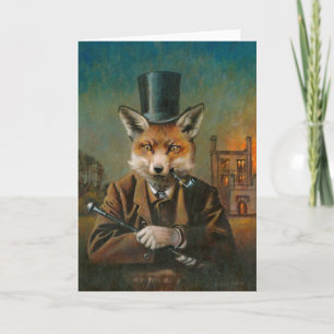 De Kaart van de groeten Dapper Fox