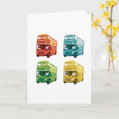 De Kaart van de Groeten van de Bus van Londen (Gele Bloem)