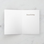 De Kaart van de Groeten van de Engel van Kerstmis (Binnen)