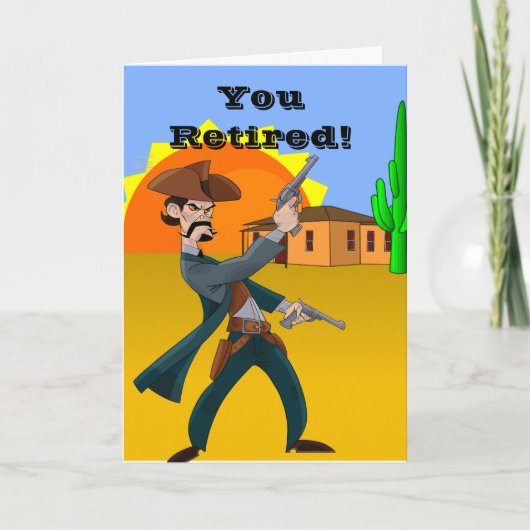 De Kaart van de Groeten van de Pensionering van de (Voorkant)