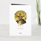 De Kaart van de Groeten van de Zegen van de (Achterkant)