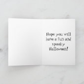 De Kaart van de Groeten van Halloween (Binnen)