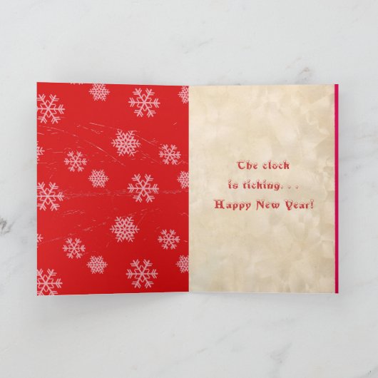 De Kaart van de Groeten van het nieuwjaar (Binnen)