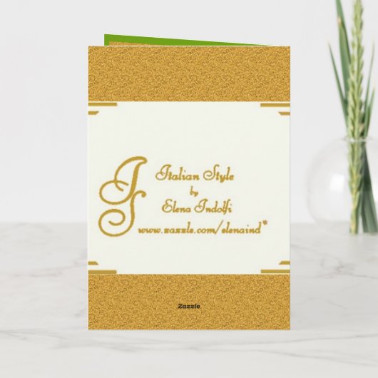 De Kaart van de Groeten van Kerstmis (Achterkant)