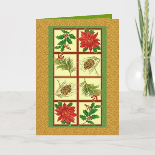 De Kaart van de Groeten van Kerstmis (Voorkant)