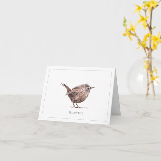 De Kaart van de Groeten van "mijn Klein (Gele Bloem)