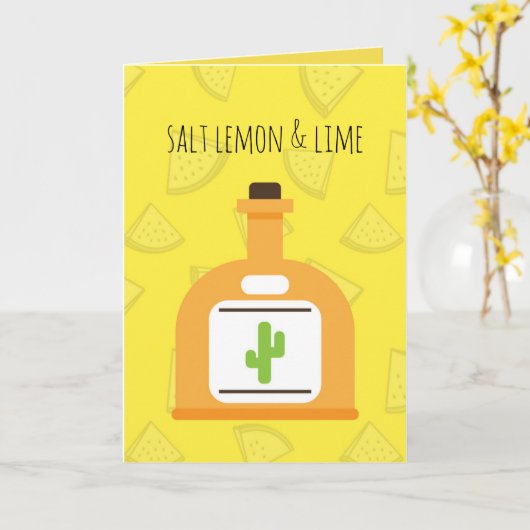 De Kaart van de Groeten van Tequila (Gele Bloem)