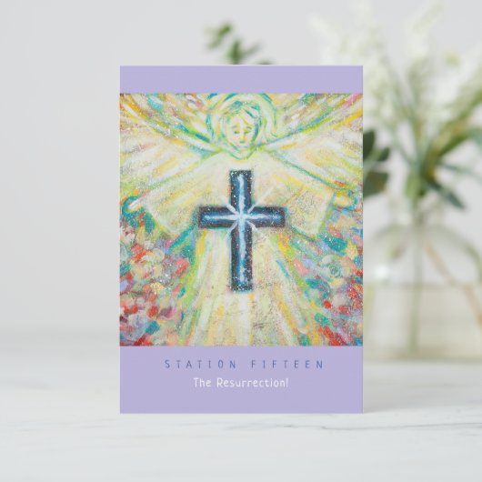 De Kaart van de herrijzengebedde (Staand voorkant)