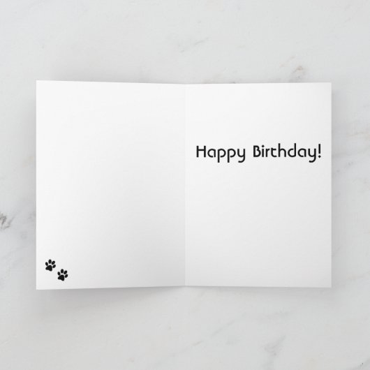 de kaart van de hondfoto (Binnen)