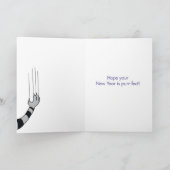 De Kaart van de Humor van het Nieuwjaar van de (Binnen)