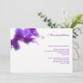 De Kaart van de huwelijksbijlage (5"x7") (Staand voorkant)