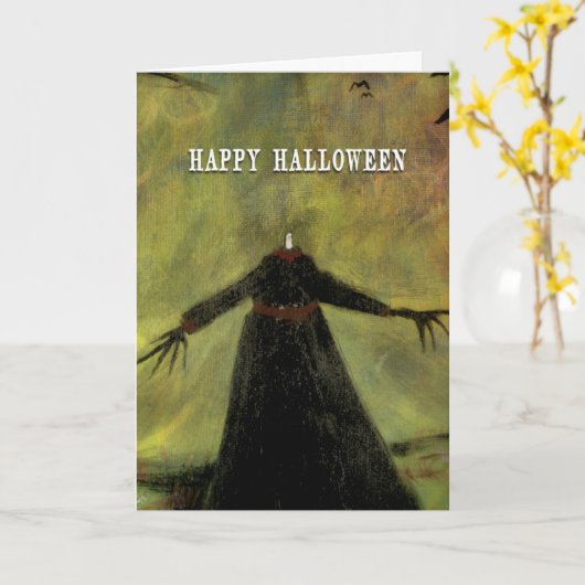 De kaart van de Jacht ~ Halloween (Gele Bloem)