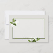 De Kaart van de jasmijn RSVP (Achterkant)