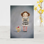 De Kaart van de kaart/van de Clown van Vrienden (Gele Bloem)