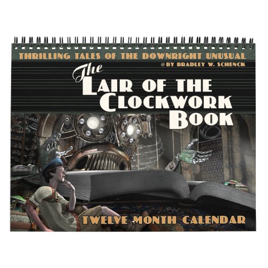 De kaart van de kalender van het klokwerkboek (Hoes)
