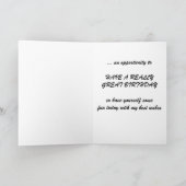 de kaart van de kans verjaardag (Binnen)