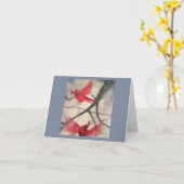 De kaart van de Kardinalen van het "goede Geluk" (Gele Bloem)