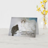 De kaart van de Kat LOL (Gele Bloem)