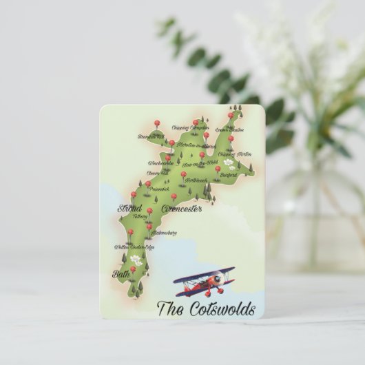 De kaart van de Katoen (Staand voorkant)