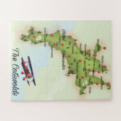 De  kaart van de Katoen Legpuzzel (Horizontaal)