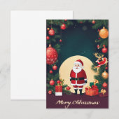 De Kaart van de kerst (Voorkant / Achterkant)