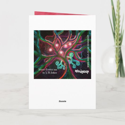 De kaart van de kerstboom (Achterkant)