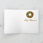 De Kaart van de Kerstboom van Navidad van Feliz (Binnen)