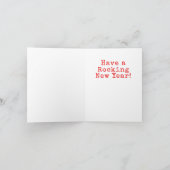 De Kaart van de Kerstkaart van de Hoornen van het (Binnen)