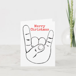 De Kaart van de Kerstkaart van de Hoornen van het