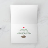 De Kaart van de Kerstman van de prairiehond (Binnen)