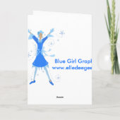 De Kaart van de Kerstman van Kokopelli (Achterkant)