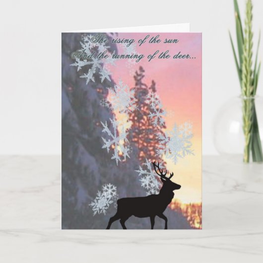 De Kaart van de kersttijd (Voorkant)