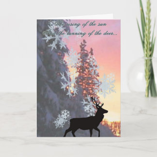 De Kaart van de kersttijd