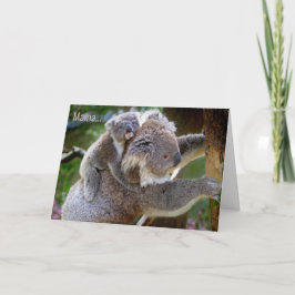 De Kaart van de koala & van de Gelegenheid van