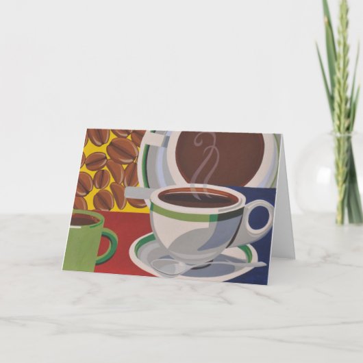 De Kaart van de Koffie van het standpunt (Voorkant)