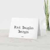 De Kaart van de Koffie van Kerstmis (Achterkant)