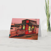 De Kaart van de Koffie van Kerstmis (Voorkant)