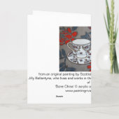 De Kaart van de Kunst "van China van het been" (Achterkant)