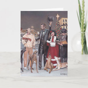 De Kaart van de Kunst van de Hond van de Windhond