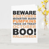 De Kaart van de Kunst van de Metro van Halloween (Gele Bloem)