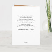 De Kaart van de Kunst van de Rit van de winter (Achterkant)