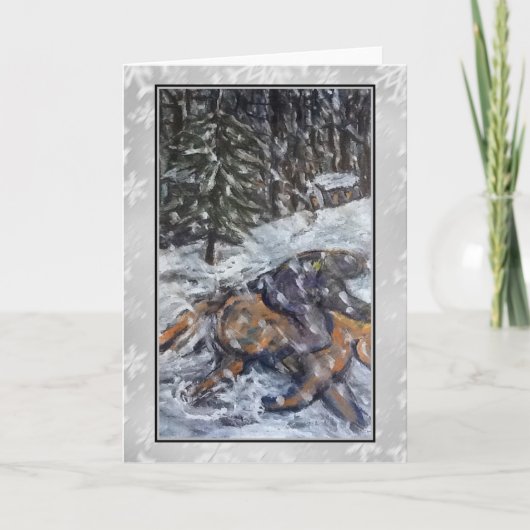 De Kaart van de Kunst van de Rit van de winter (Voorkant)