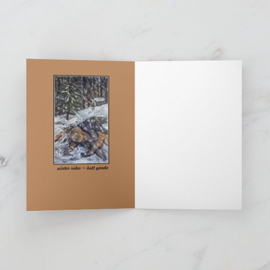 De Kaart van de Kunst van de Rit van de winter (Binnen)