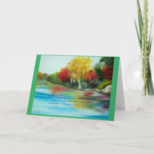 De Kaart van de Kunst van de Thanksgiving (Voorkant)