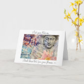 De Kaart van de Kunst van de Waterverf van Boedha (Gele Bloem)