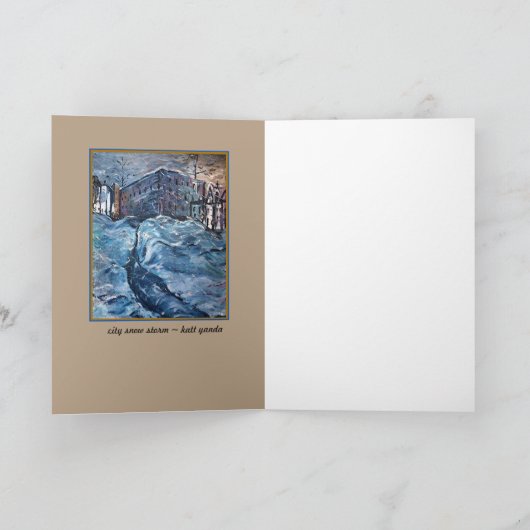 De Kaart van de Kunst van het Storm van de Sneeuw (Binnen)