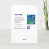 De Kaart van de kunst: Zet Kerstmis van de Baai (Achterkant)