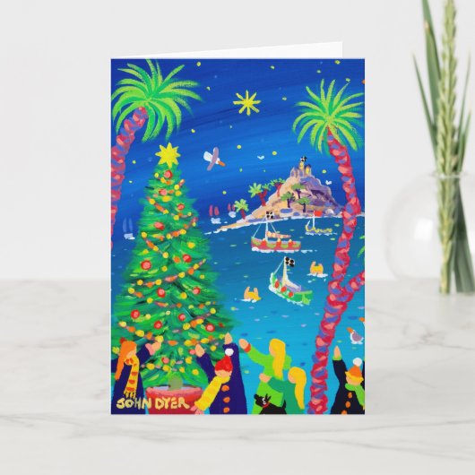De Kaart van de kunst: Zet Kerstmis van de Baai op (Voorkant)