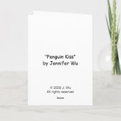 De kaart van de Kus van de pinguïn (Achterkant)