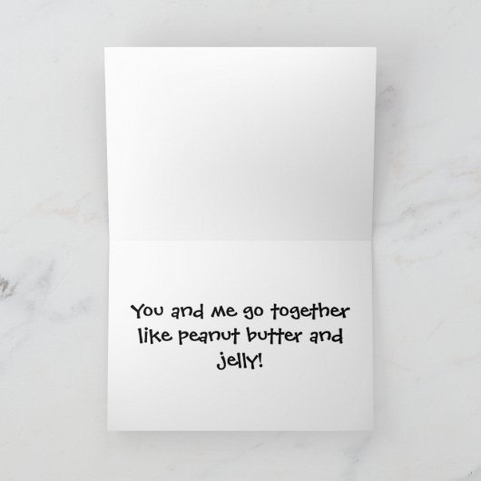 "De Kaart van de Liefde PB&J" (Binnen)